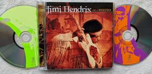 ジミ・ヘンドリックス ジミヘン JIMI HENDRIX●2枚組CD●LIVE AT WOODSTOCK ウッドストック● ●優良品！！