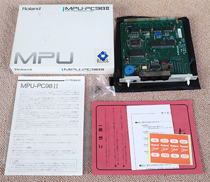 元箱付き Roland MPU-PC98II｜ローランド、PC-98、MIDIインターフェース、Cバス用