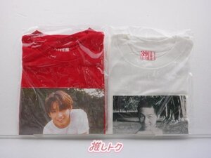 KinKi Kids Tシャツ Kinki Kids 10th Anniversary 39 Very Much フリーサイズ 赤/白 未開封 [美品]