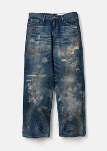 neighborhood ネイバーフッド　24SS 新品未使用　サイズS ワイドSAVAGE インディゴ ジーンズ DENIM 