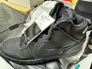 未使用　黒タグ付　NIKE ナイキ × UNDERCOVER アンダーカバー DUNK HI 1985 ダンクハイ ブラック 27.0cm DQ4121-001