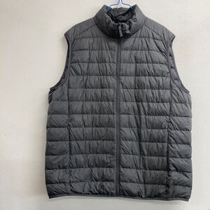 UNIQLO ユニクロ ダウンベスト ダークグレー　メンズ　XL ふ5