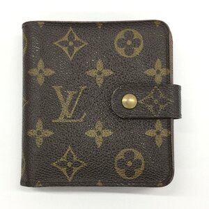 LOUIS VUITTON ルイヴィトン 財布 モノグラム コンパクト・ジップ M61667/CA0998【DAAQ9063】