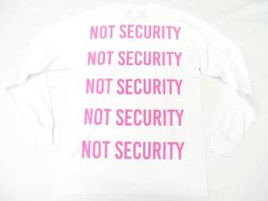 新品 SNUFF スナフ プリントロングTシャツ LHP取扱 NOT SECURITY ロンT L