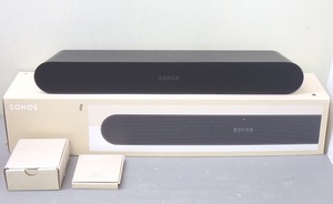 美品 ソノス SONOS Ray サウンドバー ブラック コンパクトサイズ WiFi AirPlay2対応 音楽再生 スピーカー used