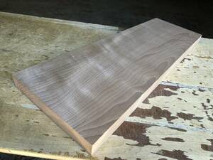 送料無料！【U424E】ブナ 598×195～255×38～40㎜ 極上杢 乾燥材 木工 DIY 材木 天然木 無垢材《銘木すずめや》