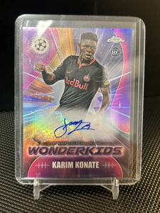 2023-24 Topps Chrome UCC Wonder Kids Karim Konate カリーム・コナテ 直筆サイン auto RC ルーキー