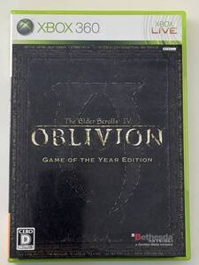 The Elder Scrolls Ⅳ OBLIVION GAME OF THE YEAR Edition オブリビオン 日本盤 XBOX360 マップ 解説書付 超美品 