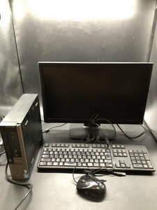 パソコン デスクトップ PC Windows OPTIPLEX7010 ディスプレイ P202 中古品 初期化済み