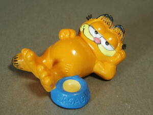 Garfield ガーフィールド PVCフィギュア えさ箱 BULLYLAND