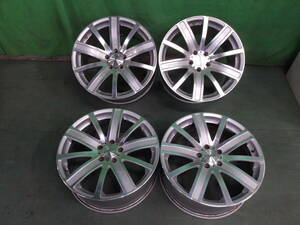 ☆ホイール　VENERDI　19×8JJ　19×9JJ　+35/+38　PCD114.3　5H　ポリッシュシルバー　19インチ　4本　☆