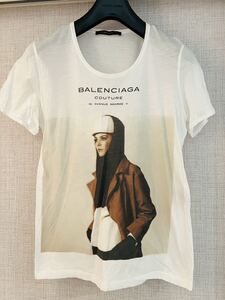 【本物保証】バレンシアガ 半袖 カットソー Tシャツ ホワイト レディース 40BALENCIAGA