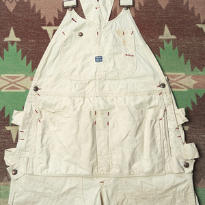 エプロン ポケット 【PAY DAY】 40s Unbleached Twill Overalls 40年代 ペイデイ 生成り オーバーオール コットンツイル ビンテージ 30s50s