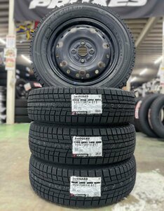 ソリオ Kei etc. [中古] ソリオ純正スチール 14インチ + [新品] 165/70R14 スタッドレス ヨコハマ アイスガード iG52c 2023年製 4本セット