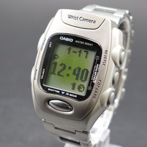 電池新品 CASIO WRIST CAMERA カシオ リストカメラ WQV-2 クォーツ カメラ付デジタルウォッチ 撮影できます メンズ腕時計