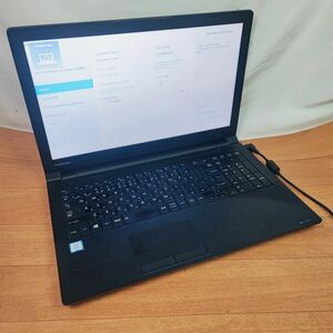 ノートパソコン 東芝 Dynabook B55/B Core i3-6100U 2.3GHz 8GB　BIOS確認済みジャンク