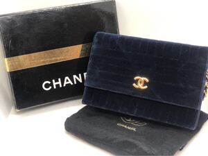 CHANEL シャネル チェーン ショルダースウェードバッグ 