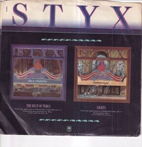 Styx - The Best Of Times / Lights (A) RP-Y459