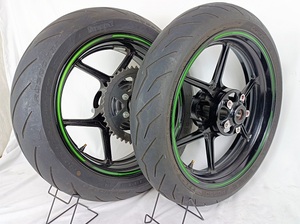 KAWASAKI Z H2 ZH2 純正フロント/リアホイールセット タイヤ付