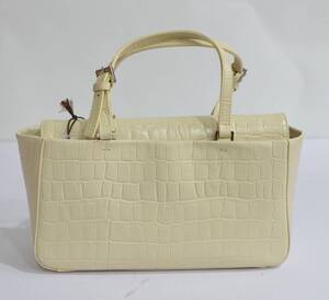 FOXEY フォクシー LUNCHEON TOTE クロコ 型押し トート バッグ Y-21008B