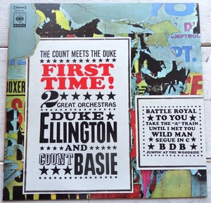 LP DUKE ELLINGTON COUNT BASIE デューク・エリントン カウント・ベイシー ファースト・タイム SOPM-161