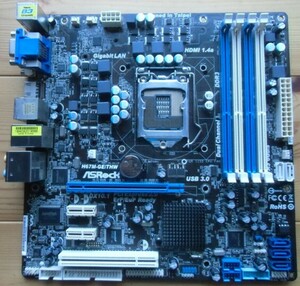 Win10確認済 LGA1155 Micro-ATXマザボ ASRock H67M-GE/THW(REV.G/A 1.05) (Win10Homeデジタル認証済)