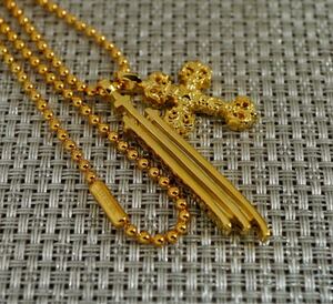 クロムハーツ★リチャードスターク/RS3クロス&フィリグリー/ボールチェーン/3点セット/22K/インボイス/CHROME HEARTS