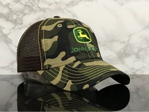 【未使用品】806ZF★JOHN DEERE ジョン・ディア キャップ 帽子 CAP ファンにも嬉しいクールなデザインのメッシュキャップ！《FREEサイズ》