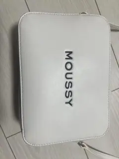 MOUSSY ホワイト ショルダーバッグ