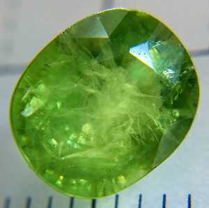 ダイヤを超える究極の輝きを持つ希少石 デマントイドガーネット 大粒2.128ct ソーティング付き ルース 天然 Jewelry