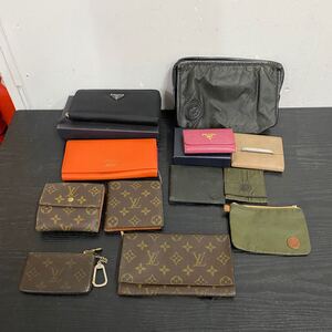 EE49 ブランド小物 長財布 キーケース など 12点 まとめ売り ルイヴィトン GUCCI PRADA など 現状品 GBAJ