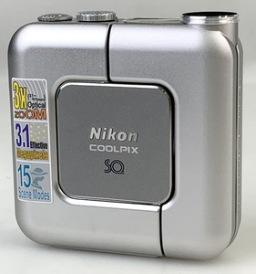 【1円出品】F0969 Nikon ニコン COOLPIX SQ クールピクス デジカメ コンパクトデジタルカメラ シルバー 箱あり 動作未確認 現状品