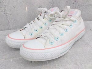 ◇ CONVERSE コンバース × PAUL&JOE SISTER ポール&ジョー シスター ALL STAR 5CJ752 スニーカー シューズ 24cm ホワイト *