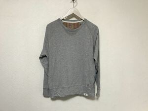 本物ポールスミスPAULSMITHコットン長袖ロンTシャツメンズサーフアメカジスーツビジネスグレーM