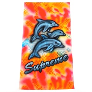 【中古】シュプリーム Supreme 2023年春夏 Dolphin Towel ビーチタオル マルチカラー