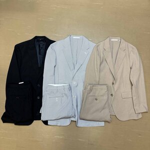 40点ユニクロ大量セット◆UNIQLO トップス シャツ ボトムス ジャケット セットアップ メンズ 大量古着 古着仕入れ 検)GU/無印良品