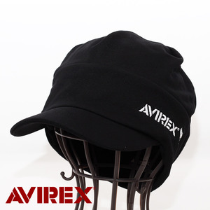 オスロキャップ 帽子 AVIREX SWEAT OSLO スウェット アヴィレックス ブラック 80315400-80 アビレックス ミリタリー USA アメリカ