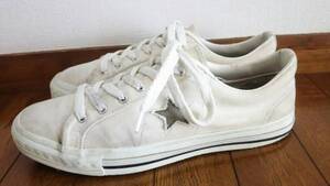 90s USA製 converse コンバース ワンスター 白黒 US11 29,5cm // ビンテージスニーカー アメリカ製　ビンテージ