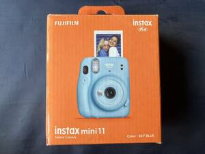 ★富士フイルム FUJIFILM★インスタントカメラ チェキ★instax mini 11★スカイブルー★