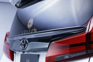 ルッソ アルファード 30系 後期 リアゲートスポイラー エアログレード専用 未塗装 LUSSO