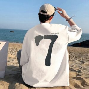 メンズtシャツ ティーシャツ 韓国風 半袖 ラウンドネック 大きいサイズ ゆったり 夏 メンズファッション かっこいい JUBS019(6色M-5XL)