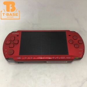 1円〜 動作確認済み 初期化済 破損 PSP-3000 ラディアント・レッド 本体のみ