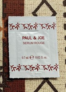 ★ミニレター★ポール＆ジョー レッド トリートメント サンプル 0.7ｍL／美品・試供品／PAUL&JOE・美容液・お試し・旅行用に★