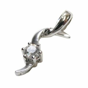 【K18】 ダイヤモンド 0.12ct ペンダントトップ ゴールド 750 ダイヤ 周生生 シュユセイセイ ChowSangSang pendent charm【ネコポスOK】◇J