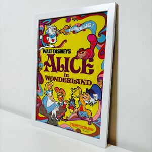 【白額付きポスター】不思議の国のアリス Alice in Wonderland①