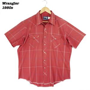 Wrangler Western Shirts 1980s 17 1/2 SH2230 Vintage ラングラー ウエスタンシャツ 半袖シャツ シャツ 1980年代 ヴィンテージ