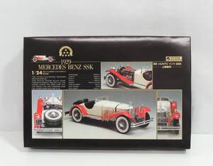 □　GUNZE SANGYO グンゼ産業 1929 MERCEDES BENZ SSK メルセデスベンツ 1/24スケール 上級者向 プラモデル 内袋未開封 未組立 保管品　③