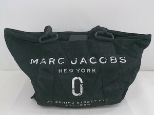 ◇ MARC JACOBS マークジェイコブス M0011222 ロゴ ハンド トート バッグ ブラック ホワイト レディース P