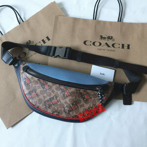 ★COACHバッグ★コーチ F4591 ボディーバッグ ベルトバッグ ウエストバッグ クロスボディーショルダーバッグ アウトレット品