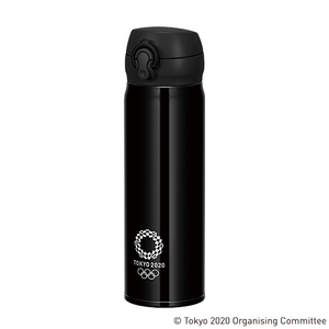 東京 2020 オリンピック エンブレム 真空断熱 ステンレスマグ 0.5L 黒 サーモス 魔法瓶 水筒 送510